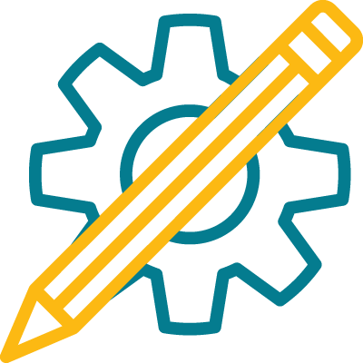 Copywriting or Creative Configuration Icon